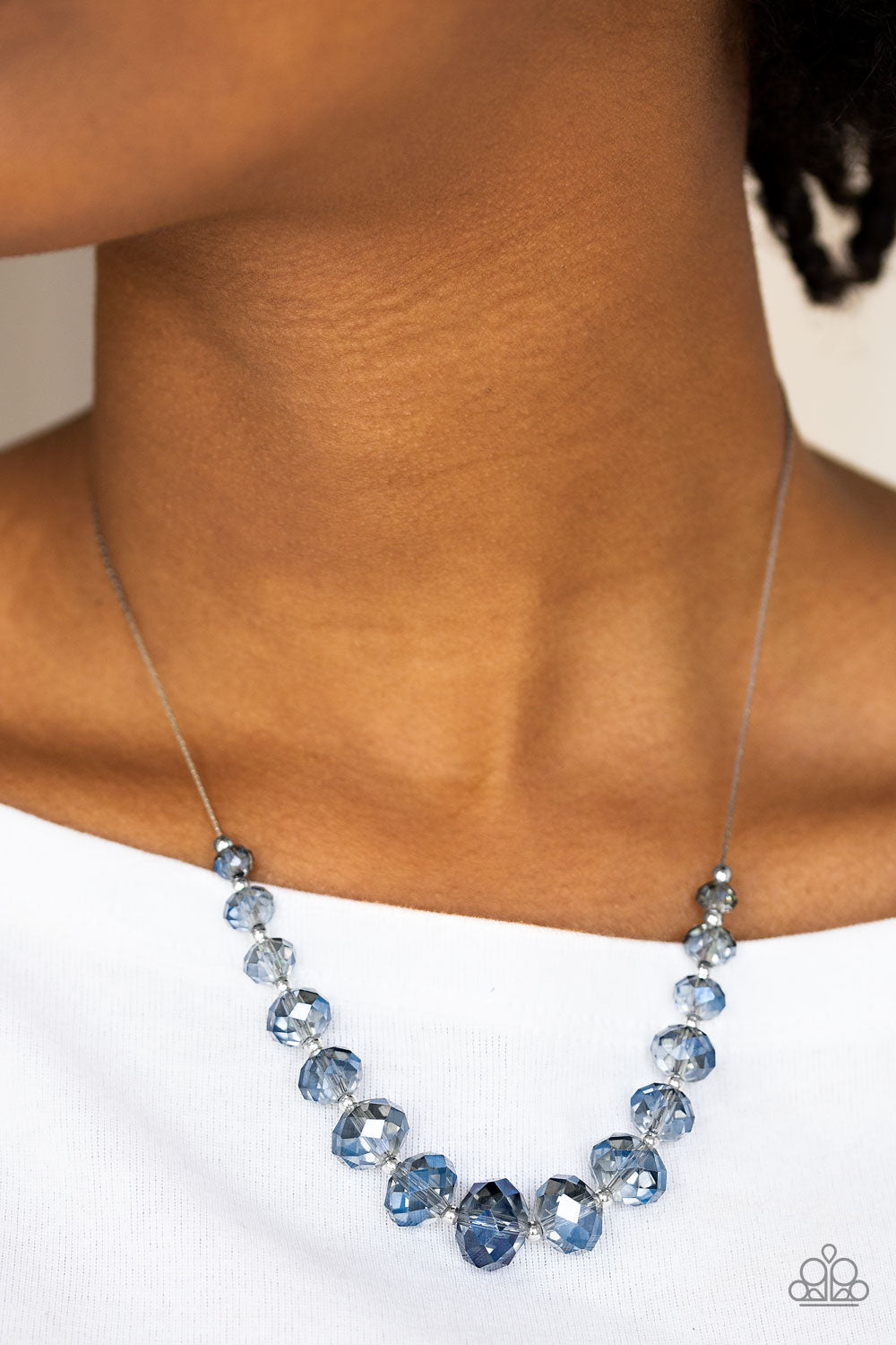 Paparazzi ♥ Crystal Carriages - Blue ♥  Necklace