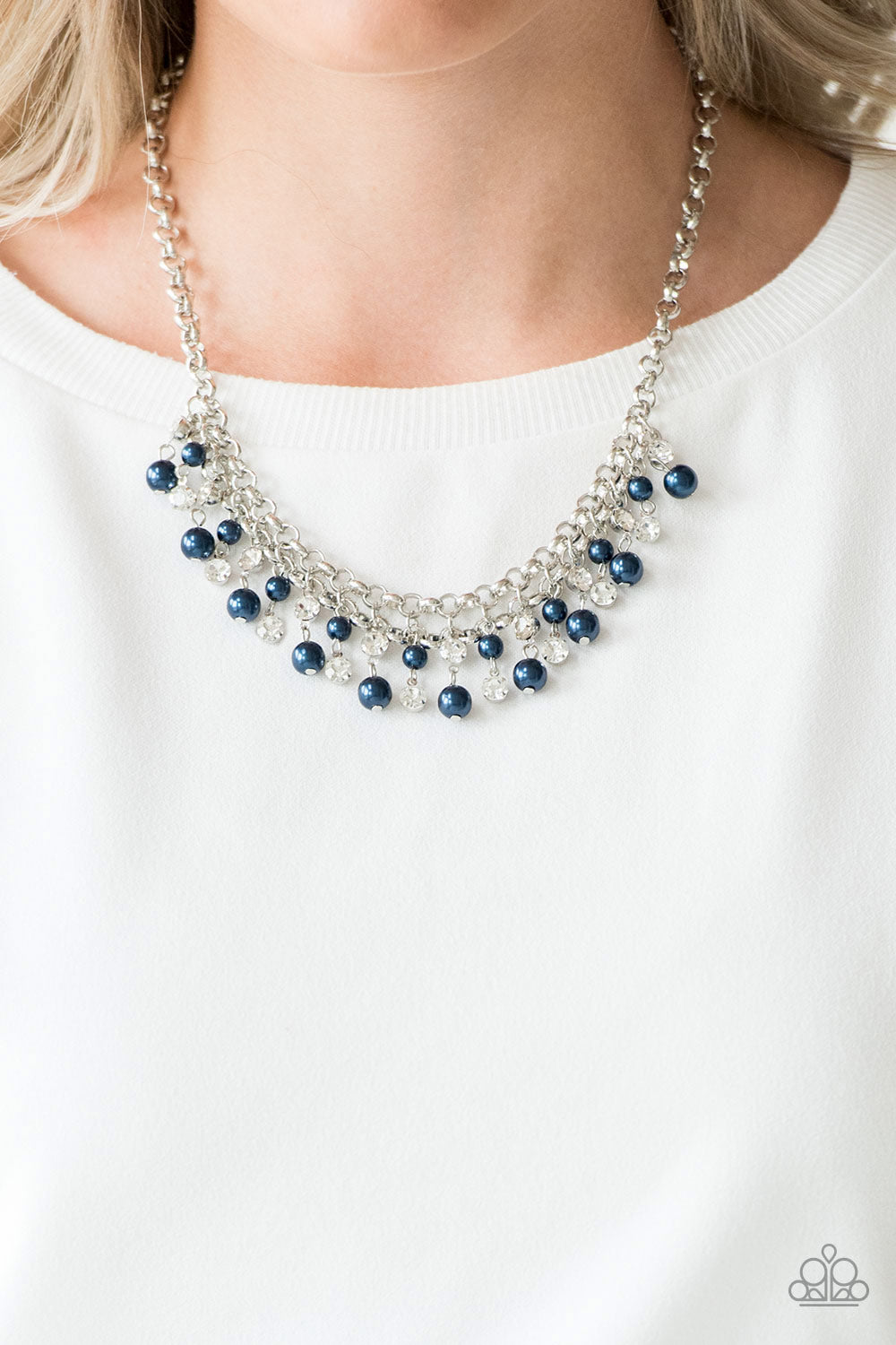 Paparazzi ♥ You May Kiss the Bride - Blue ♥  Necklace