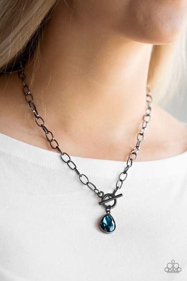 Paparazzi ♥ So Sorority - Blue ♥ Necklace