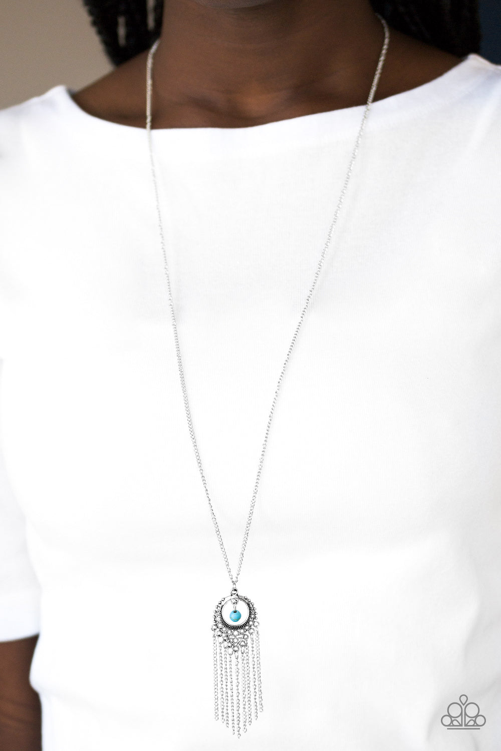 Paparazzi ♥ Western Weather - Blue ♥  Necklace