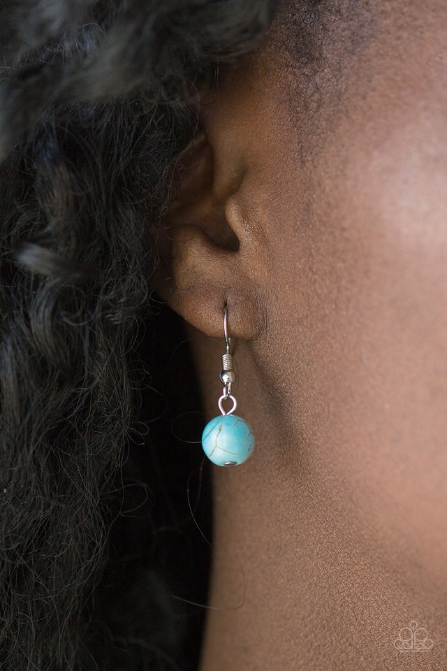 Paparazzi ♥ Rural Rustler - Blue ♥ Necklace