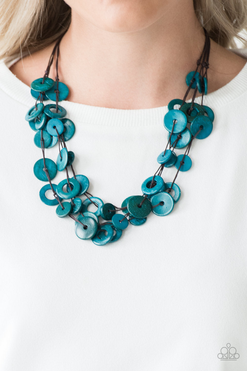 Paparazzi ♥ Wonderfully Walla Walla - Blue ♥  Necklace