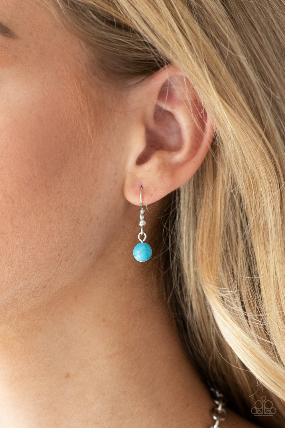 Paparazzi ♥ Ground Forces - Blue ♥  Necklace