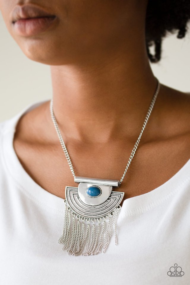 Paparazzi ♥ When In ROAM - Blue ♥ Necklace