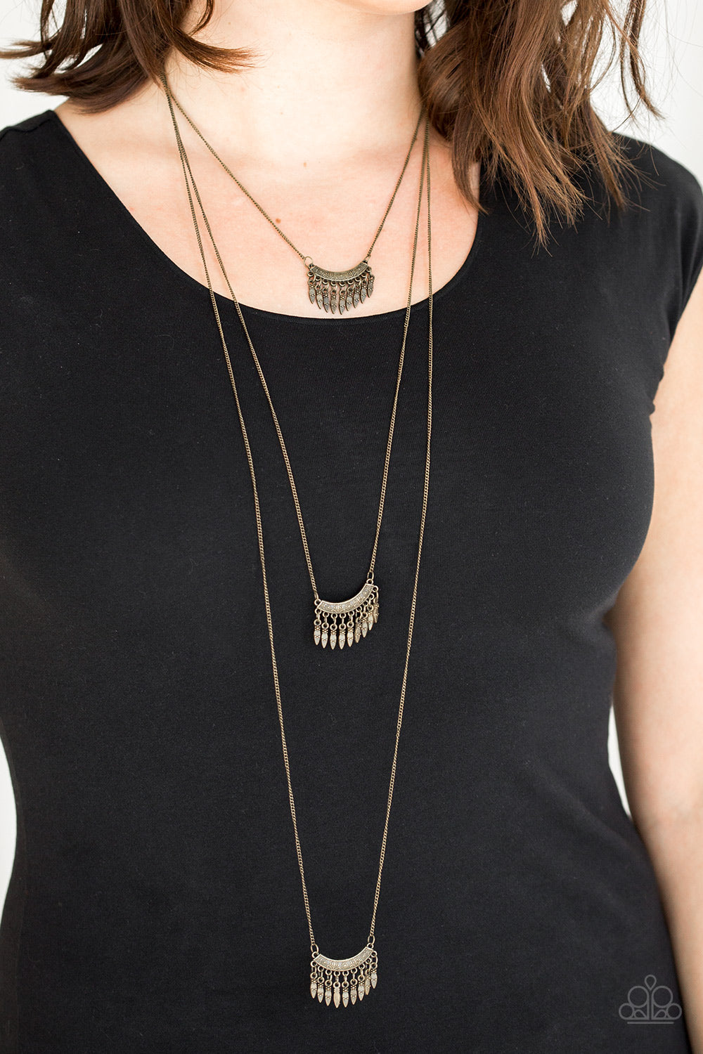 Paparazzi ♥ Seasonal Charm - Brass ♥  Necklace