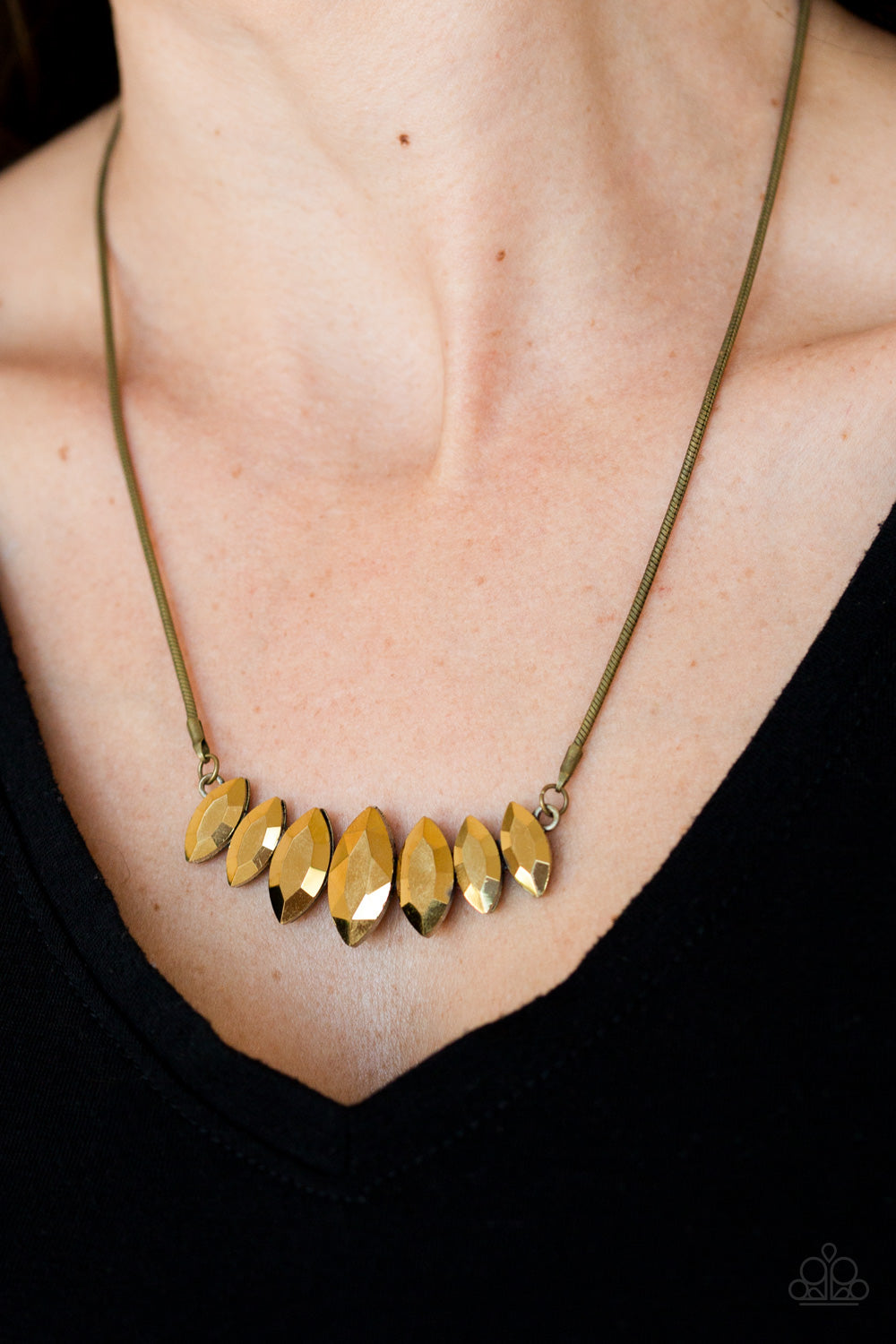Paparazzi ♥ Leading Lady - Brass ♥  Necklace