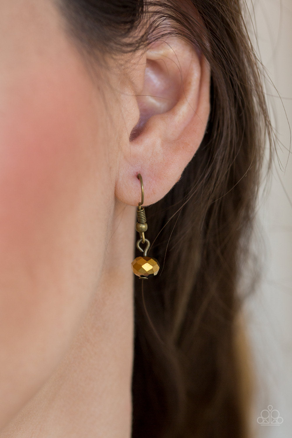 Paparazzi ♥ Crystal Carriages - Brass ♥  Necklace