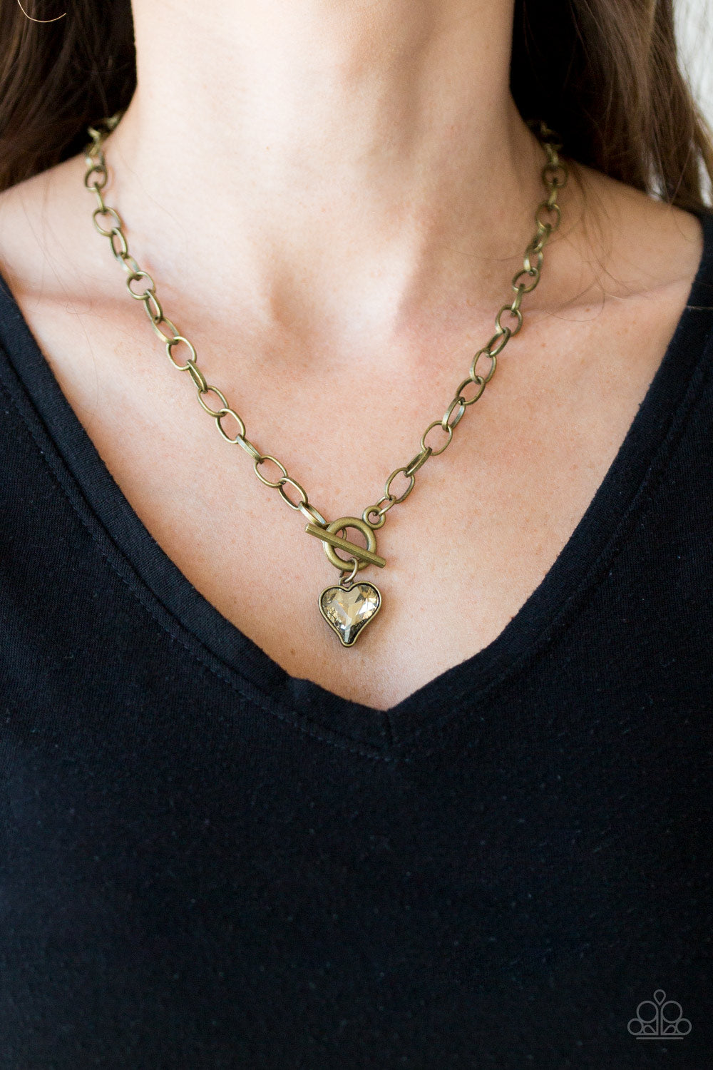 Paparazzi ♥ Princeton Princess - Brass ♥  Necklace