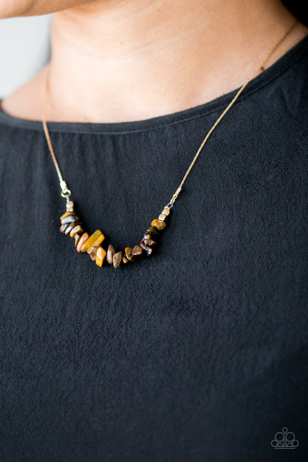 Paparazzi ♥ Back To Nature - Brown ♥  Necklace