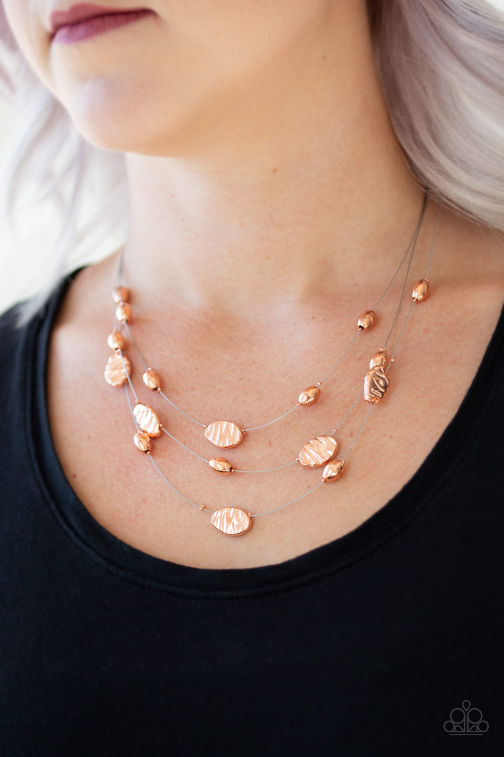 Paparazzi ♥ Top ZEN - Copper ♥  Necklace