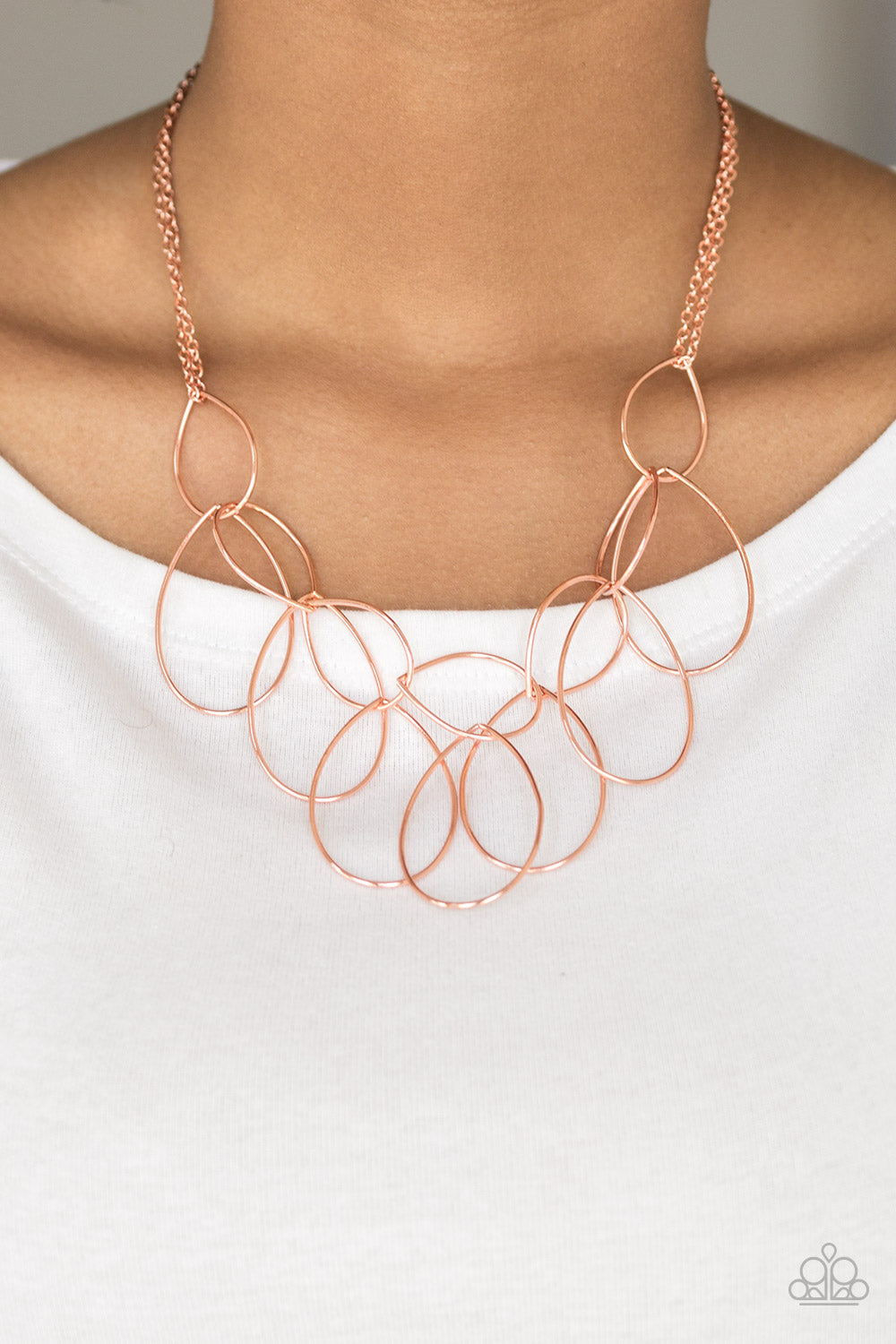 Paparazzi ♥ Top-TEAR Fashion - Copper ♥  Necklace