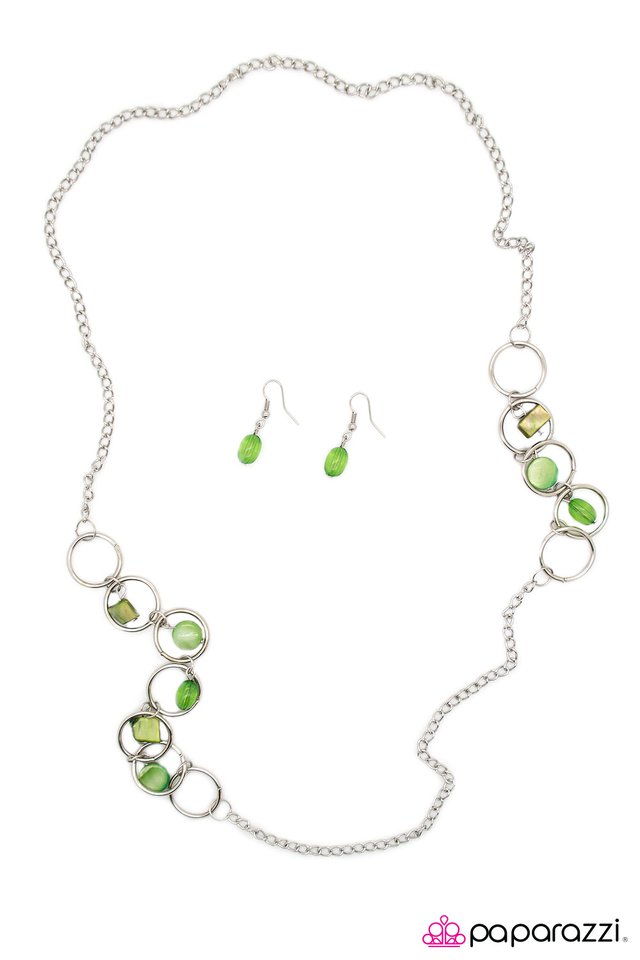 Paparazzi ♥ Dont Shell Yourself Short - Green ♥ Necklace