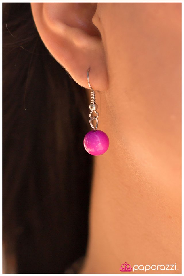 Paparazzi ♥ A Stones Throw - Pink ♥ Necklace