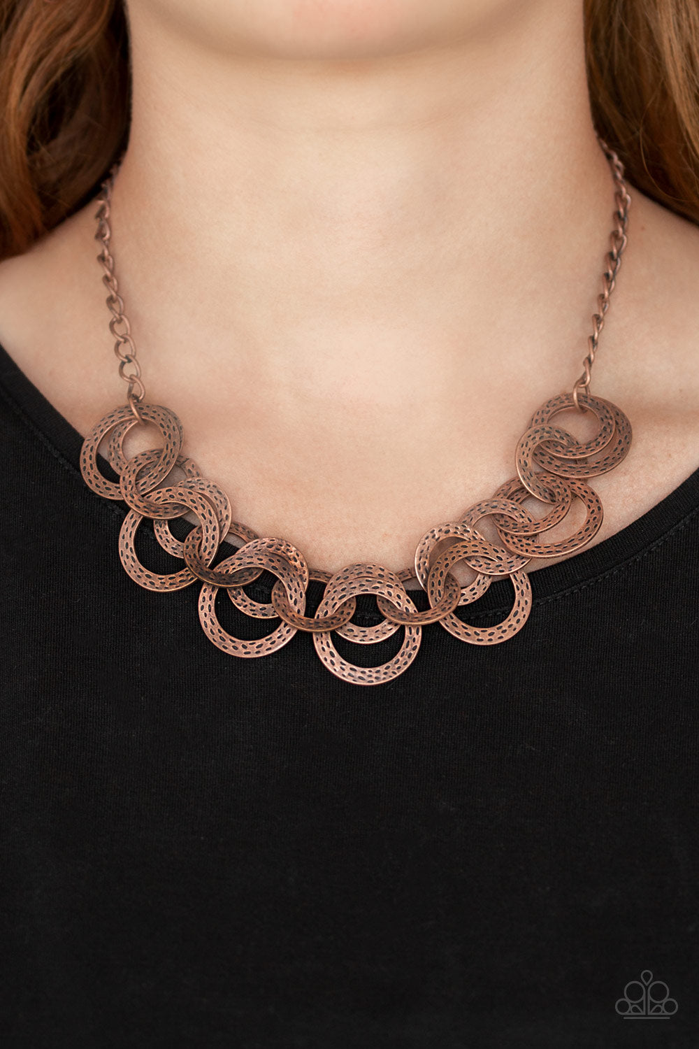 Paparazzi ♥ Treasure Tease - Copper ♥  Necklace