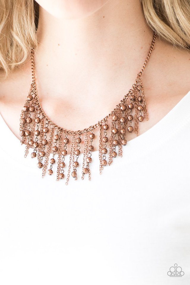 Paparazzi ♥ Rebel Remix - Copper ♥ Necklace