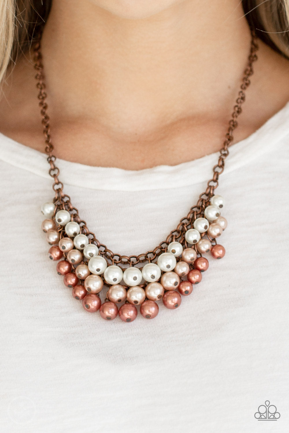 Paparazzi ♥ Run For The HEELS! - Copper ♥  Necklace