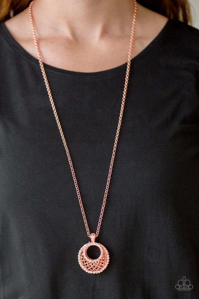 Paparazzi ♥ Net Worth - Copper ♥ Necklace