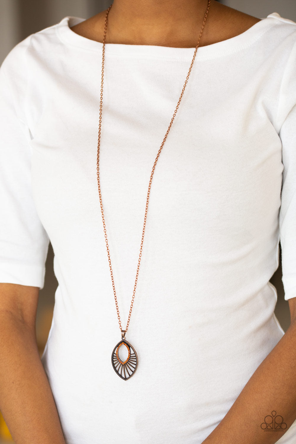 Paparazzi ♥ Court Couture - Copper ♥  Necklace