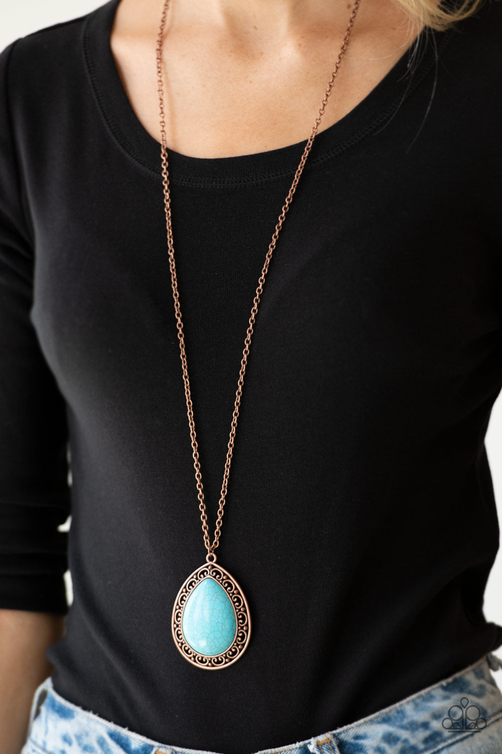 Paparazzi ♥ Full Frontier - Copper ♥  Necklace