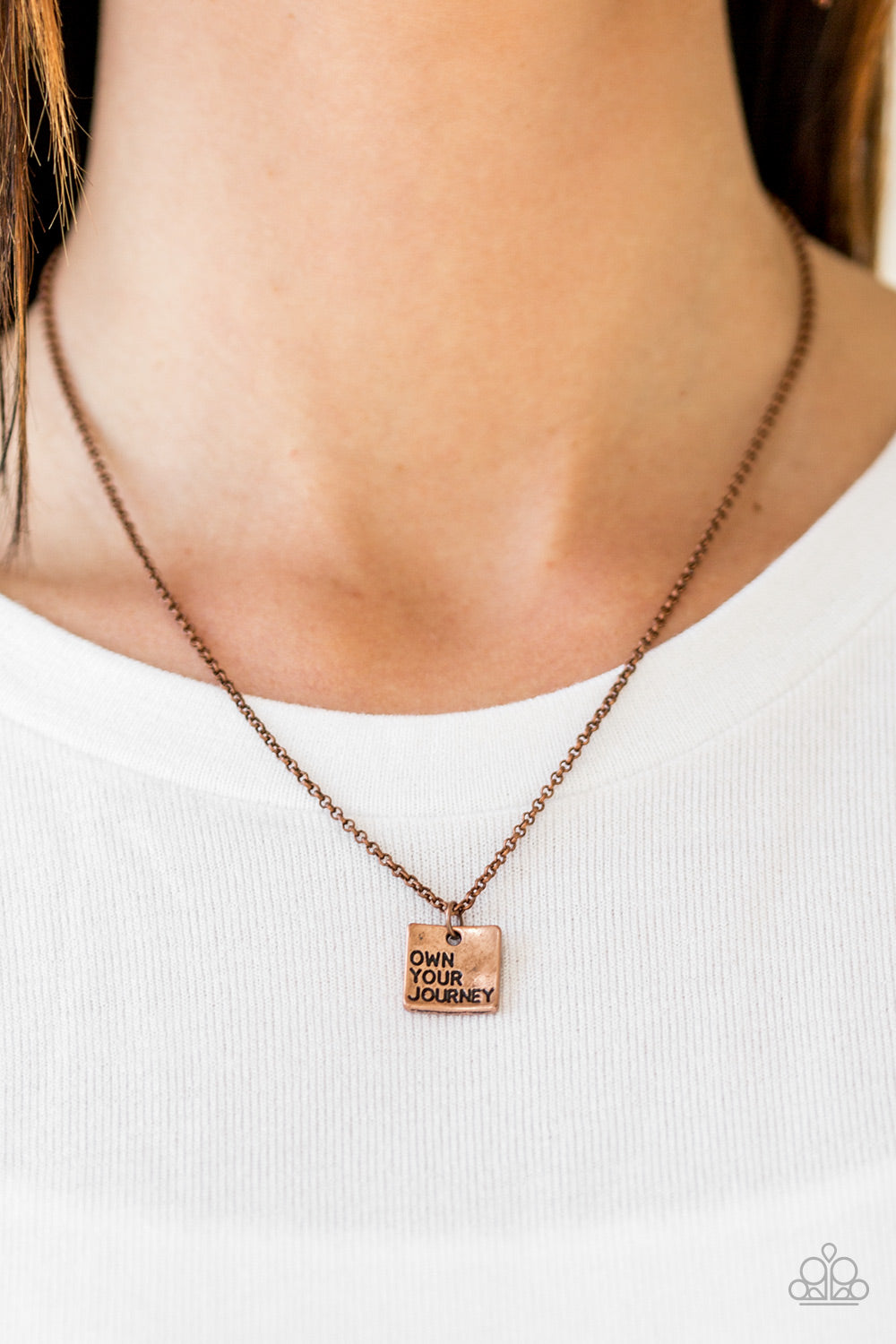 Paparazzi ♥ Own Your Journey - Copper ♥  Necklace