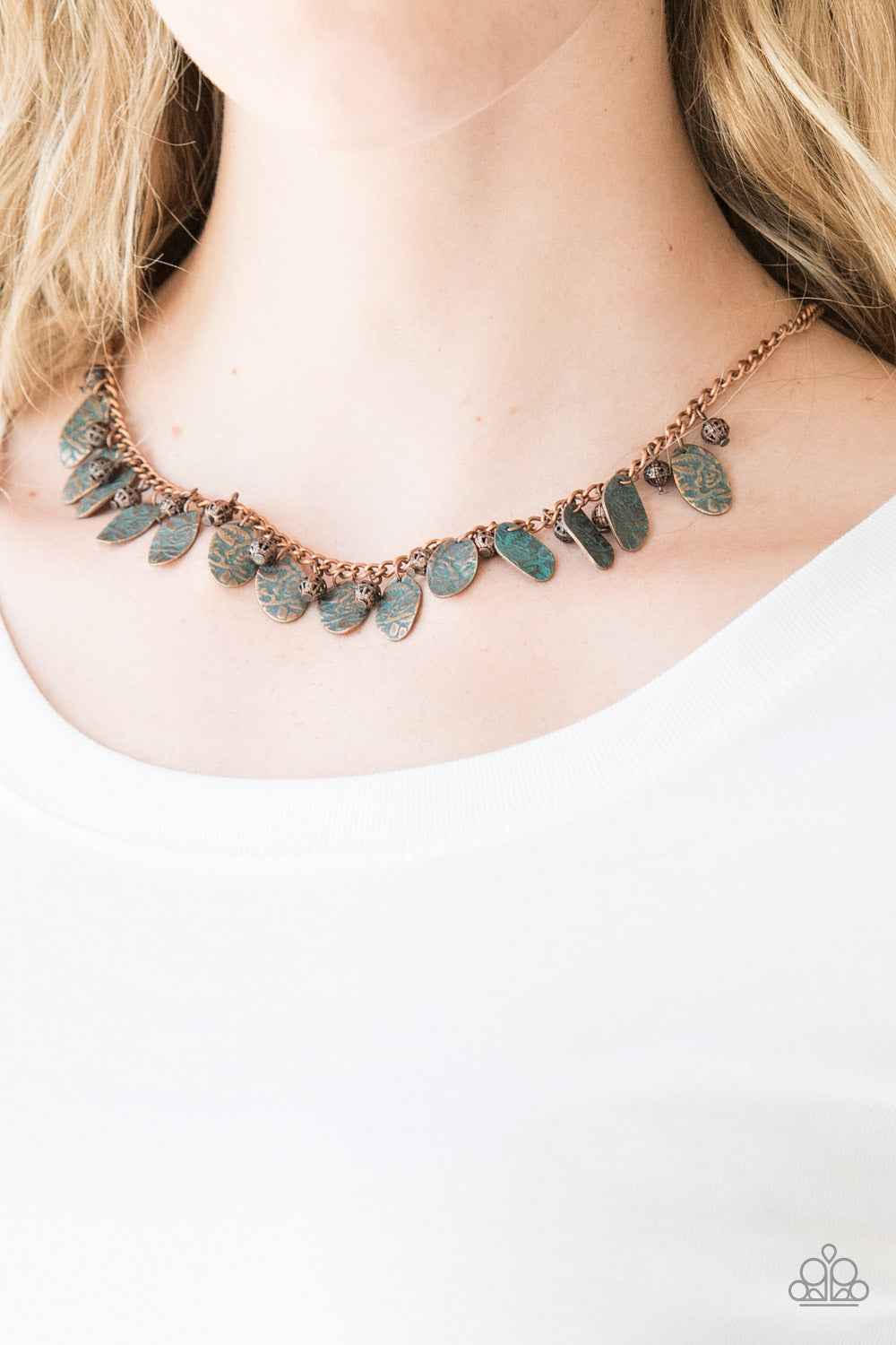 Paparazzi ♥ Vintage Gardens - Copper ♥  Necklace