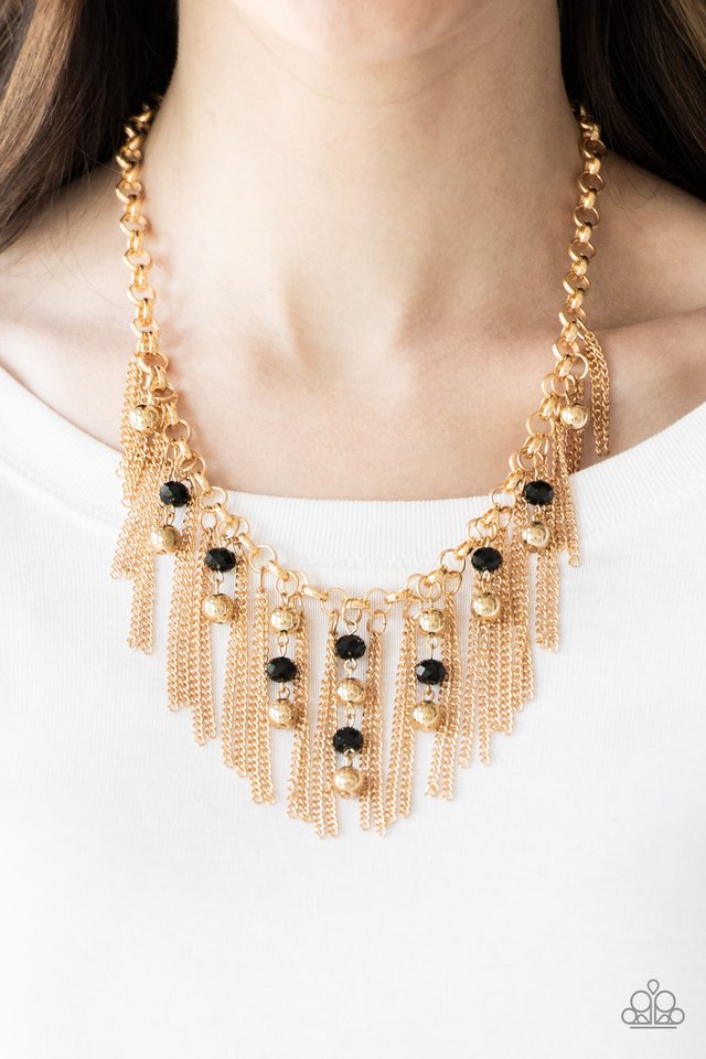 Paparazzi ♥ Ever Rebellious - Gold ♥ Necklace