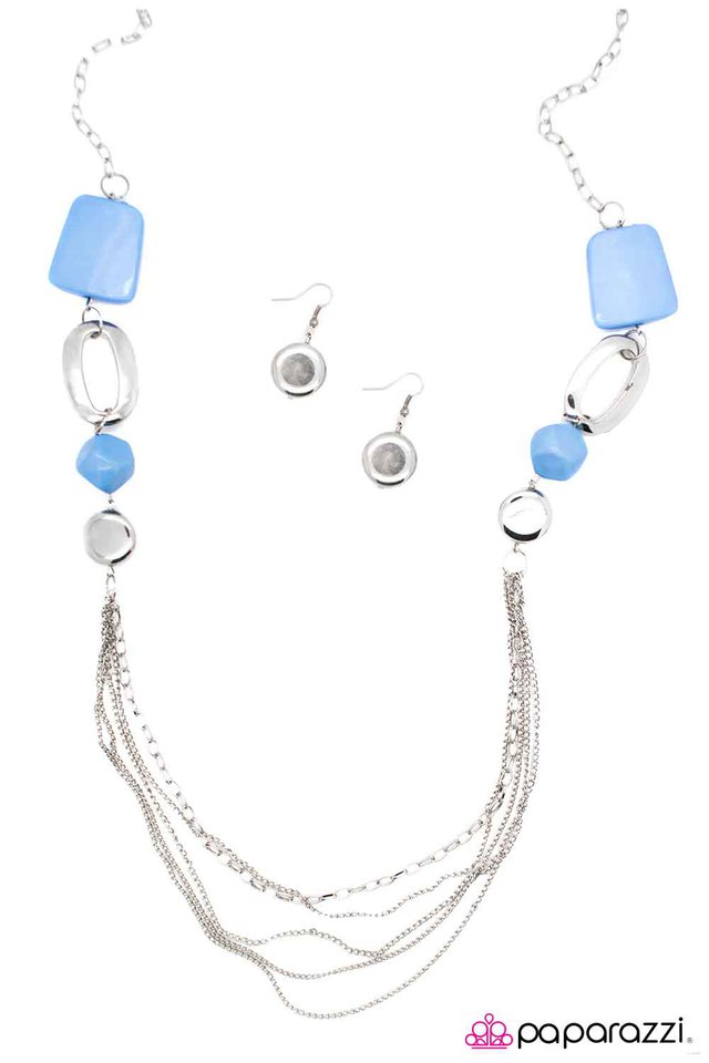 Paparazzi ♥ What You See Is What You Get - Blue ♥ Necklace