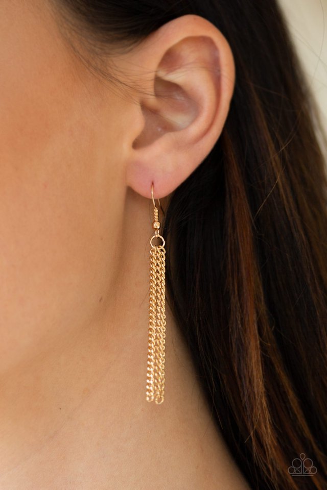 Paparazzi ♥ The Pack Leader - Gold ♥ Necklace