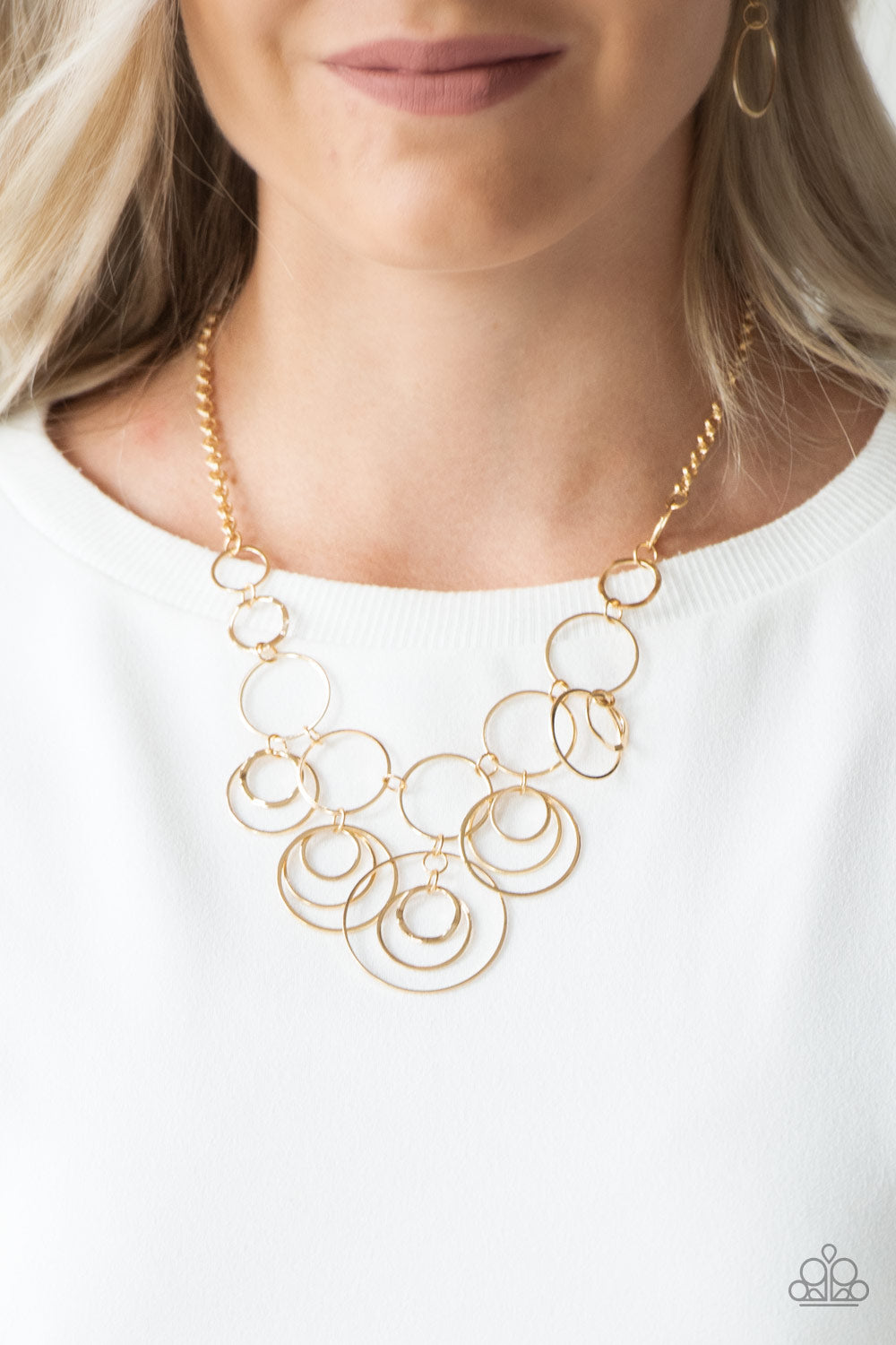 Paparazzi ♥ Break The Cycle - Gold ♥  Necklace