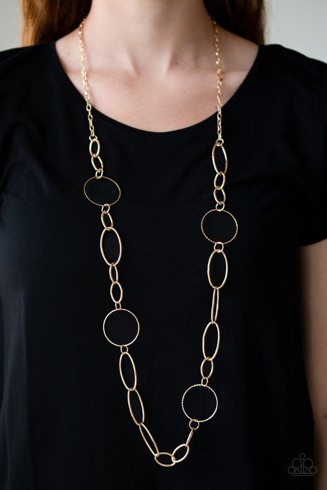 Paparazzi ♥ Perfect MISMATCH - Gold ♥ Necklace