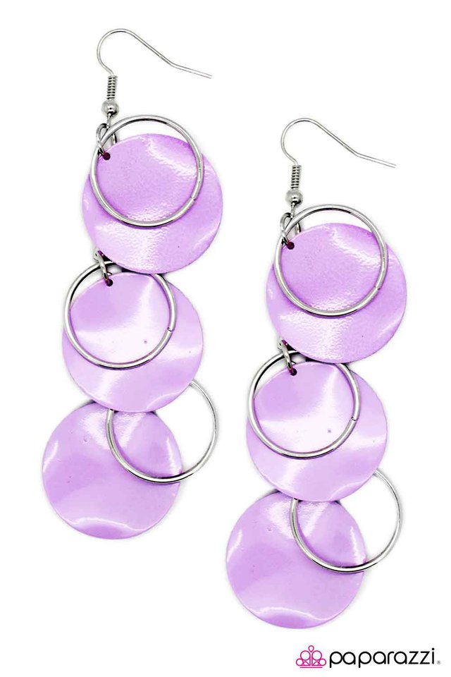 Paparazzi ♥ Too Good To Be True - Purple ♥ Earrings