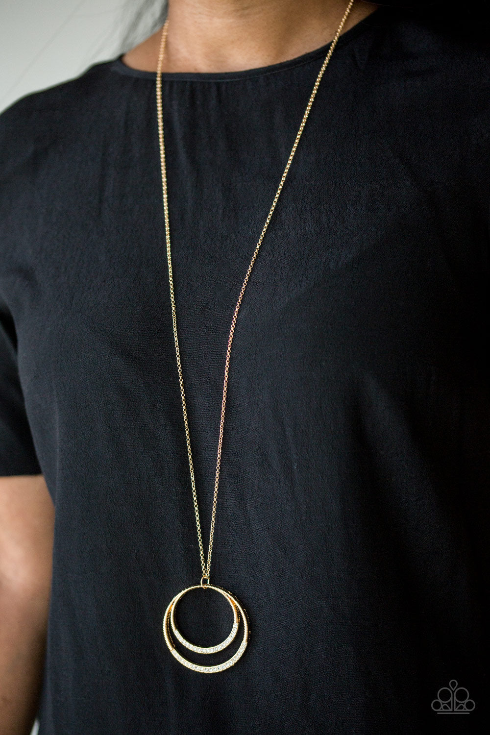 Paparazzi ♥ Front and EPICENTER - Gold ♥  Necklace