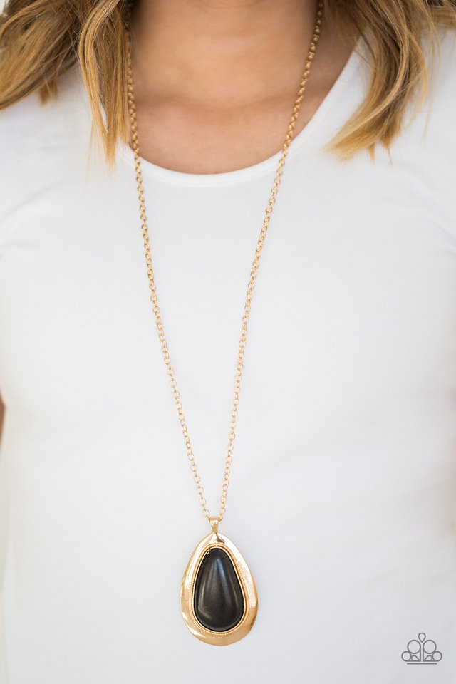 Paparazzi ♥ BADLAND To The Bone - Gold ♥ Necklace