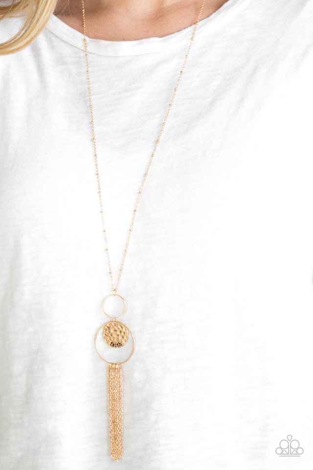 Paparazzi ♥ Faith Makes All Things Possible - Gold ♥ Necklace