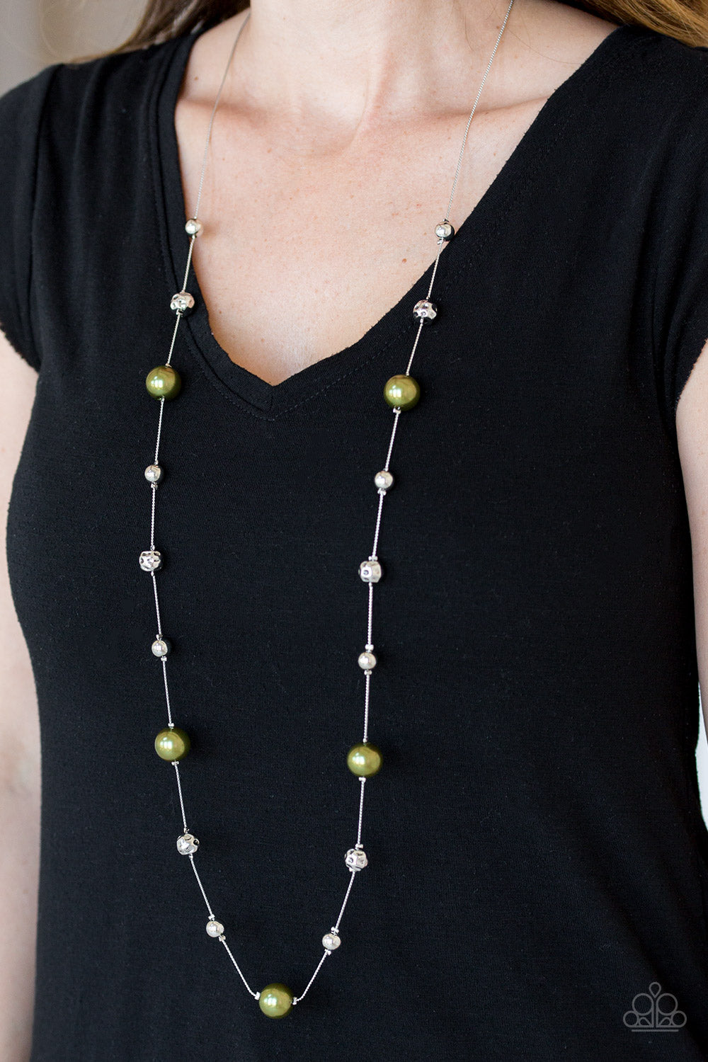Paparazzi ♥ Eloquently Eloquent - Green ♥  Necklace