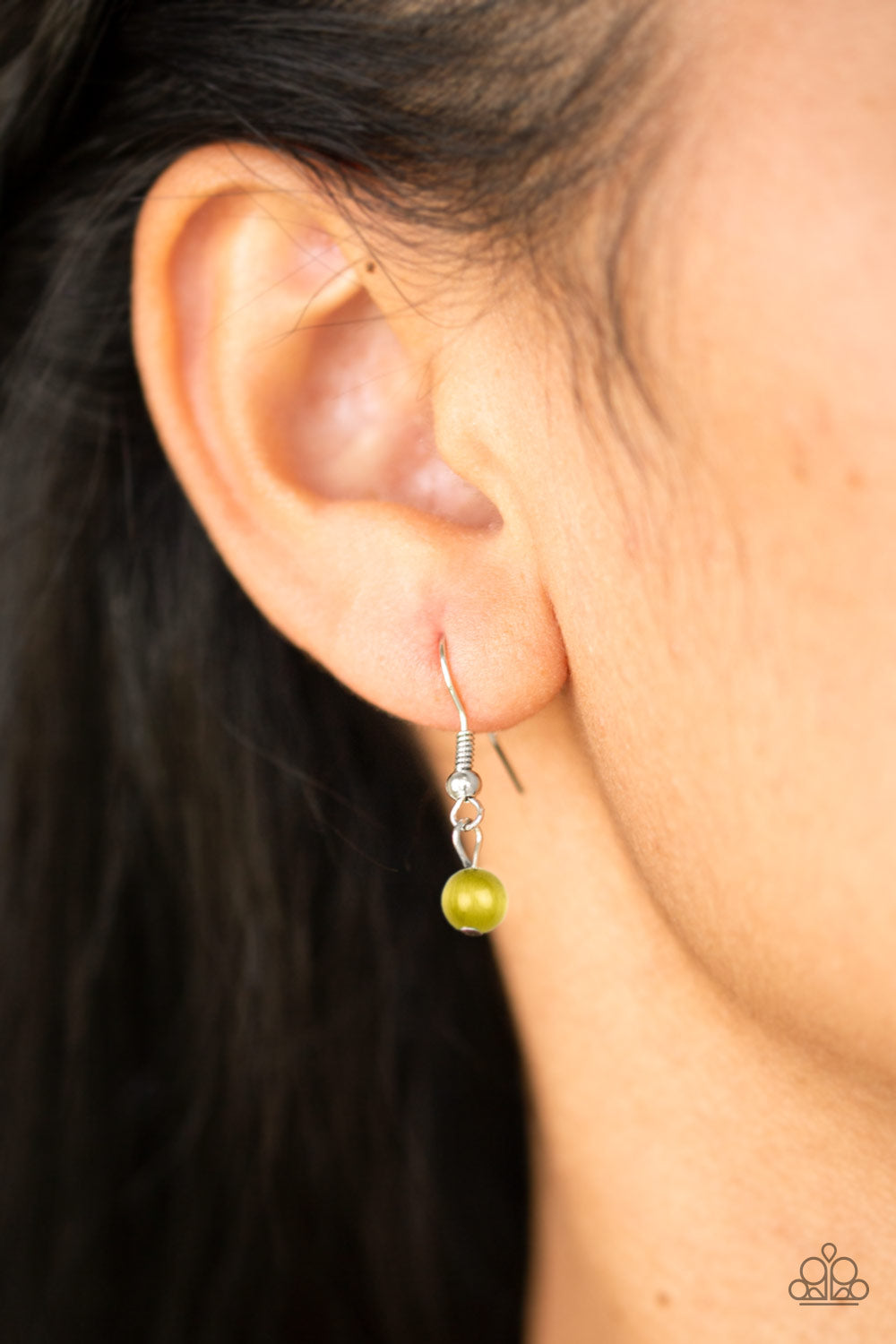 Paparazzi ♥ Just Drop It! - Green ♥  Necklace