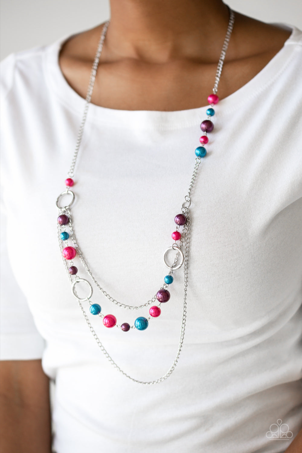 Paparazzi ♥ Party Dress Princess - Multi ♥  Necklace