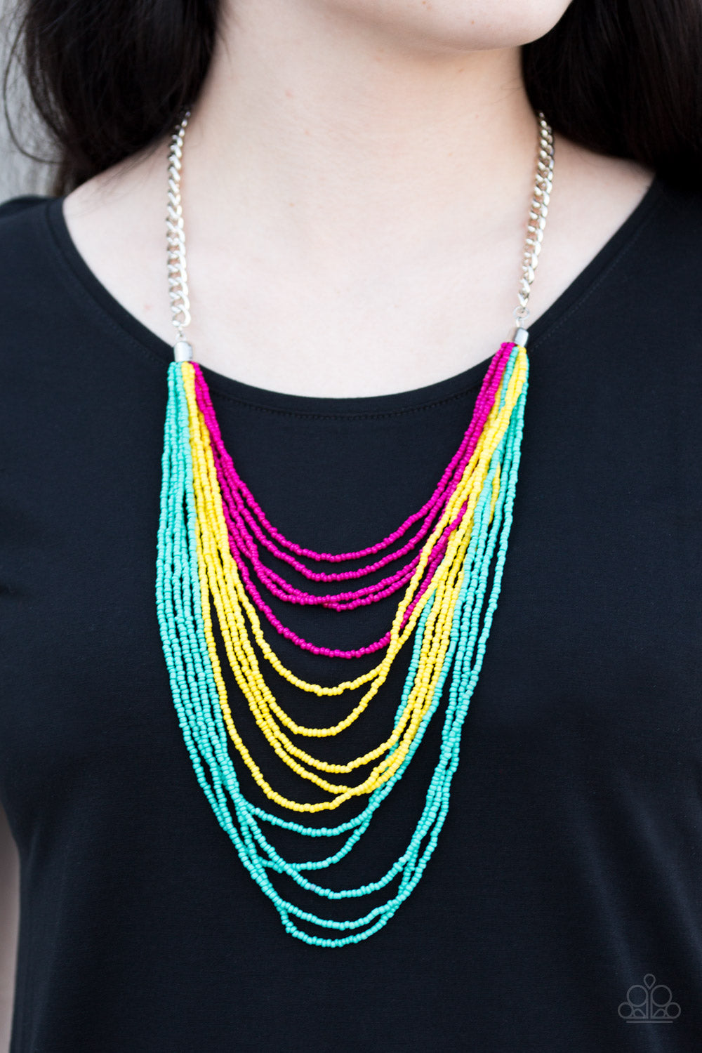 Paparazzi ♥ Bora Bombora - Multi ♥  Necklace