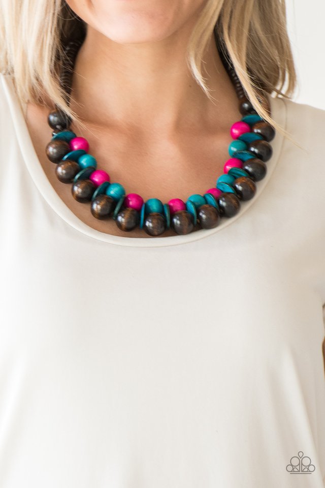 Paparazzi ♥ Caribbean Cover Girl - Multi ♥ Necklace
