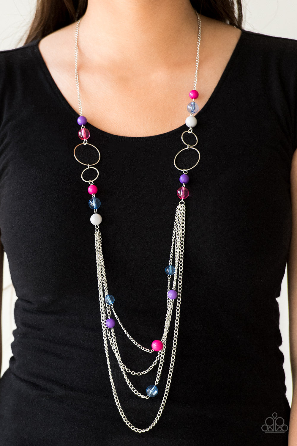 Paparazzi ♥ Bubbly Bright - Multi ♥  Necklace