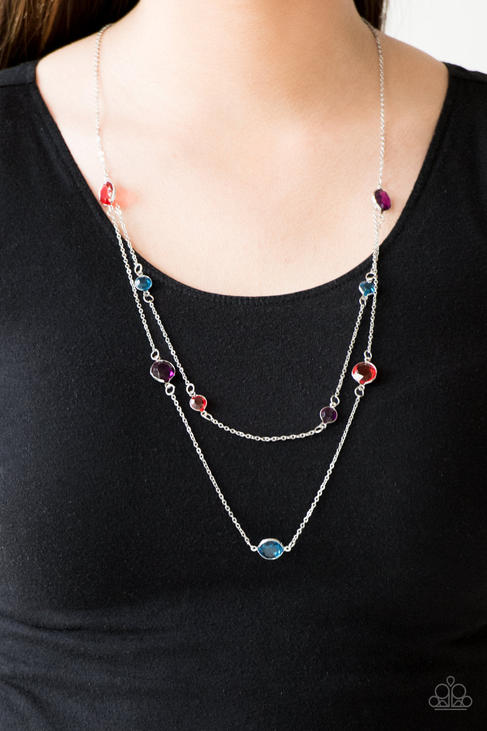 Paparazzi ♥ Raise Your Glass - Multi ♥  Necklace