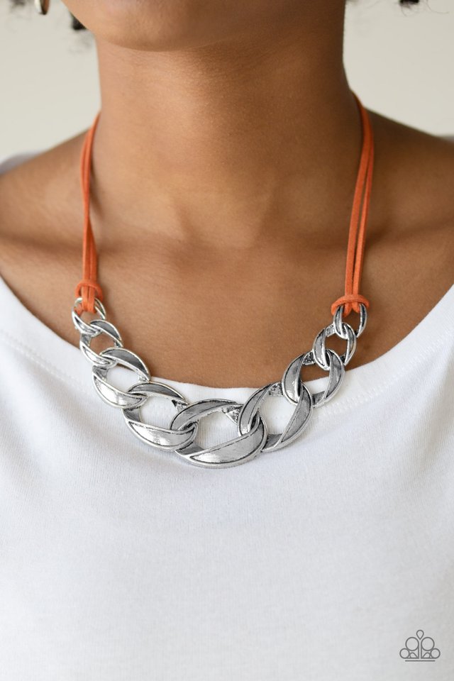 Paparazzi ♥ Naturally Nautical - Orange ♥ Necklace