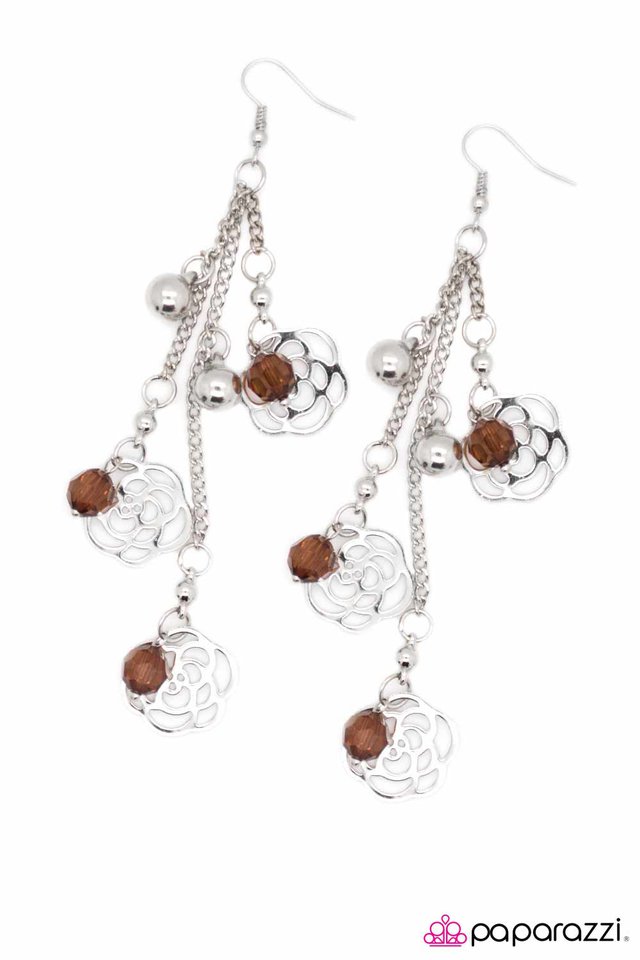 Paparazzi ♥ Getting the Hang of It - Brown ♥ Earrings