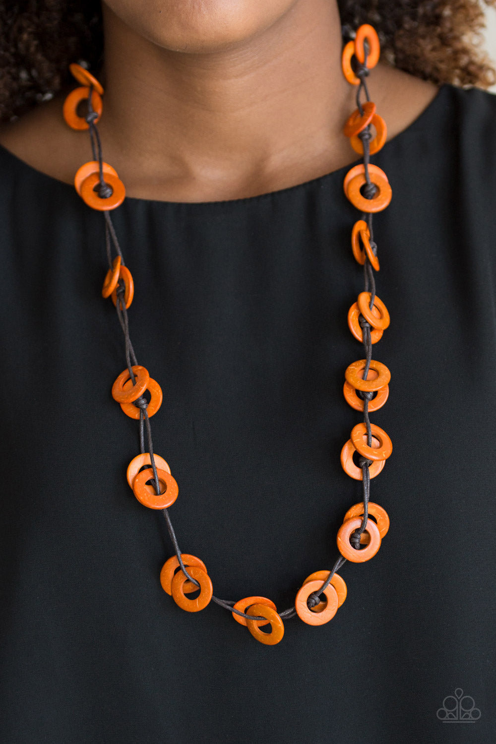 Paparazzi ♥ Waikiki Winds - Orange ♥  Necklace