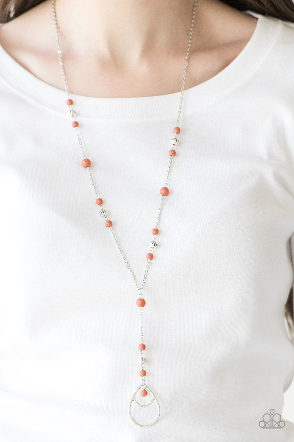 Paparazzi ♥ Sandstone Savannahs - Orange ♥  Necklace