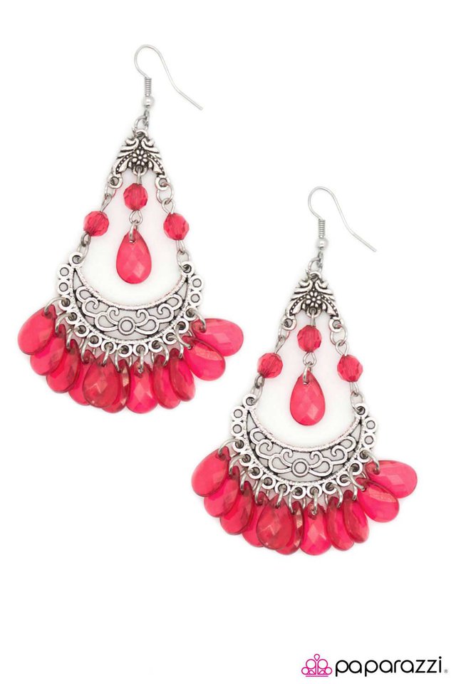 Paparazzi ♥ My Valentine - Red ♥ Earrings