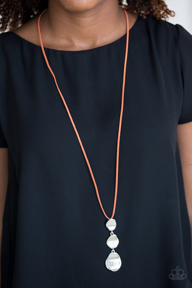 Paparazzi ♥ Embrace The Journey - Orange ♥ Necklace