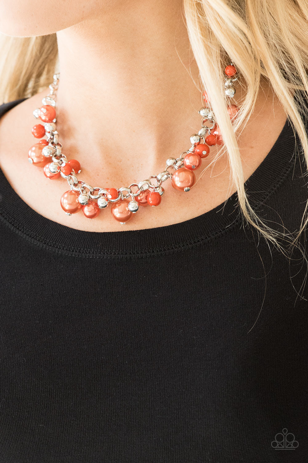 Paparazzi ♥ The Upstater - Orange ♥  Necklace