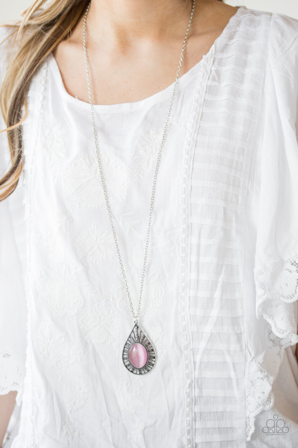 Paparazzi ♥ Total Tranquility - Pink ♥  Necklace