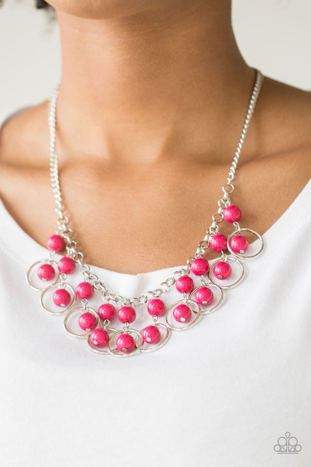 Paparazzi ♥ Really Rococo - Pink ♥ Necklace
